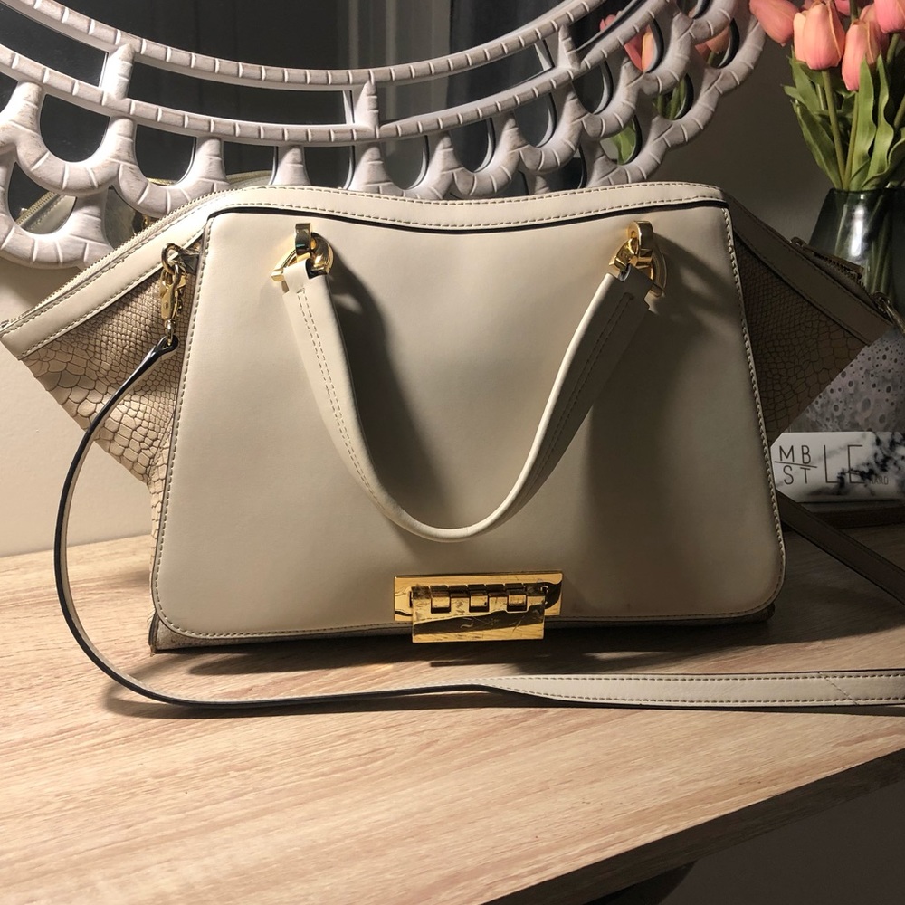 White Zac Posen Tote Bag (extra large)